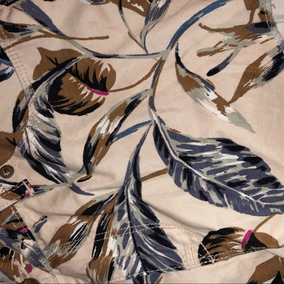 Madewell leaf print cut off shorts - Picture 4 of 6